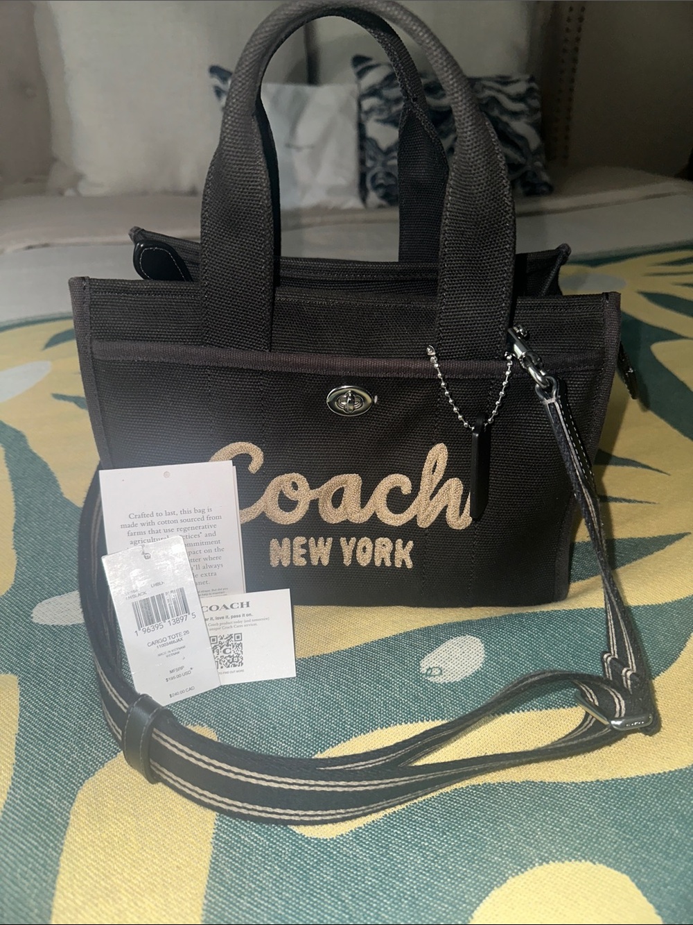 Coach Cargo Small Canvas Tote bag 26